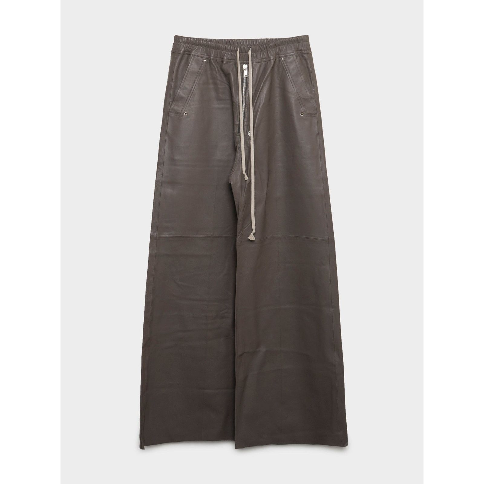 Rick Owens ‘EDFU’ Lamb Leather Bela Pants Size US 34 / EU 50 - 1 Thumbnail