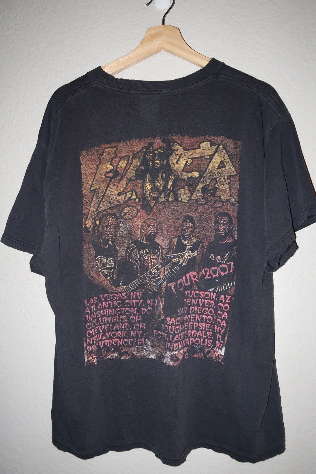 2007 Vintage Slayer band tee