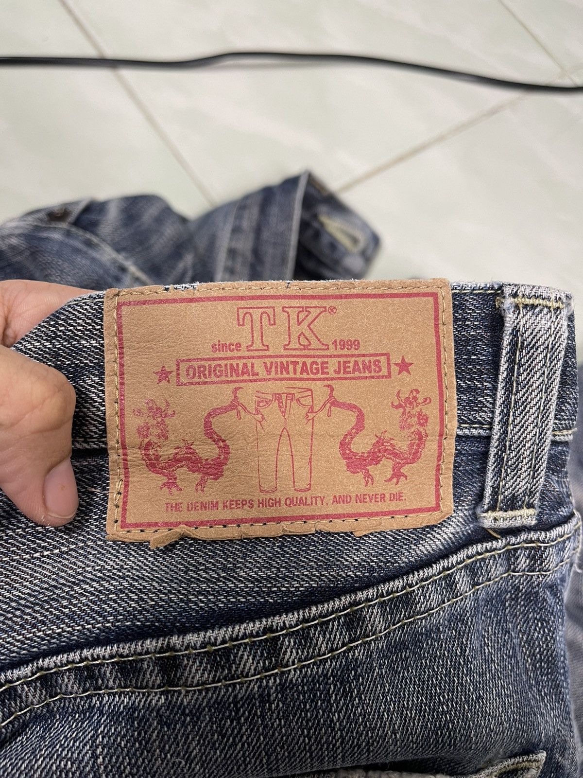 Hysteric Glamour Takeo Kikuchi Ripped Denim Flare Jeans Size US 32 / EU 48 - 16 Thumbnail