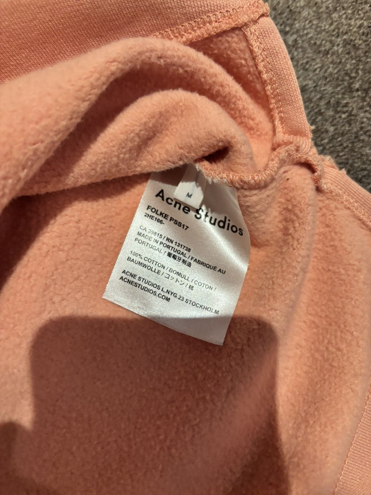 Acne Studios Vintage Acne Studios Peach Crewneck Acne Sweater Size M Size US M / EU 48-50 / 2 - 6 Thumbnail