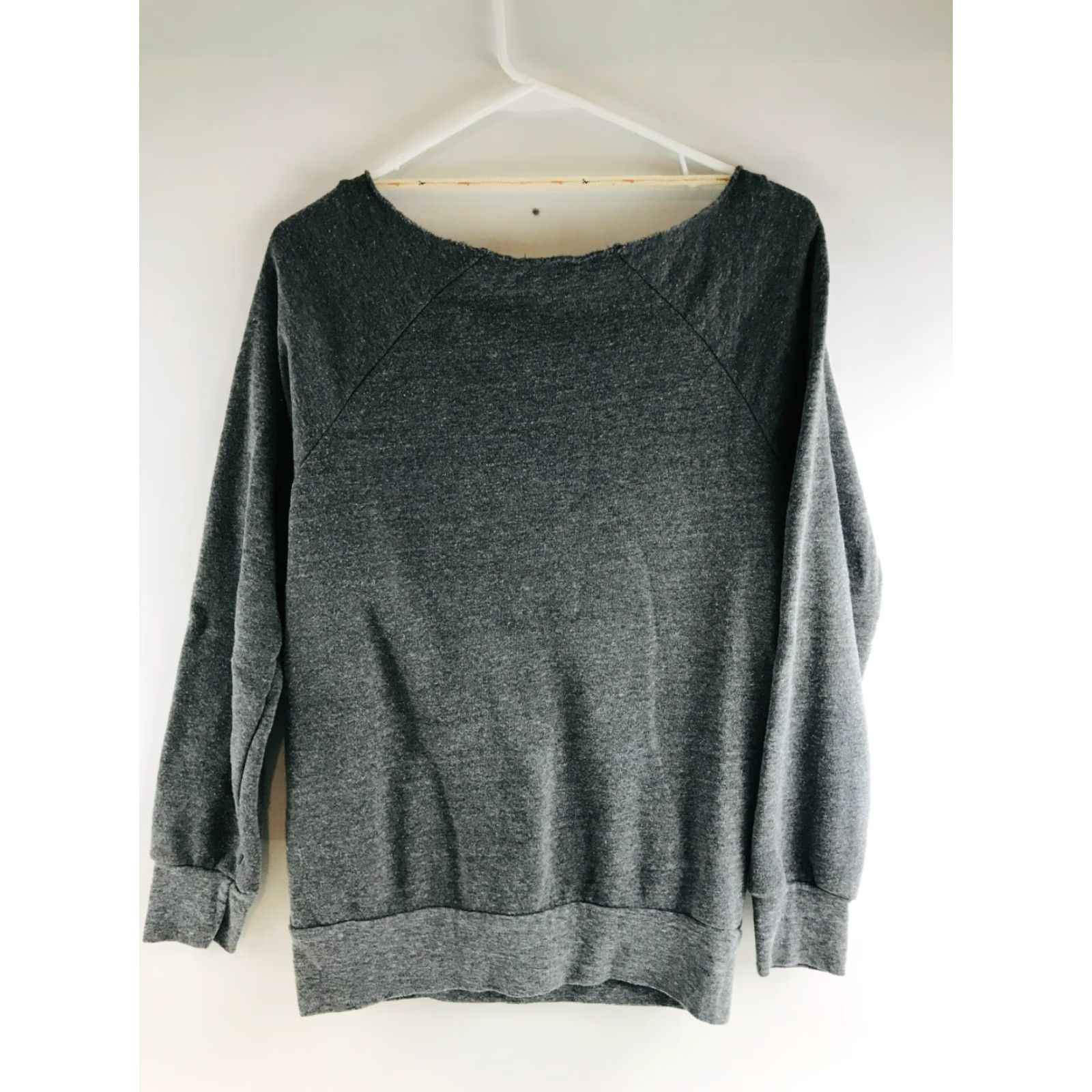 Vintage Alternative Earth Organics Sweater Women's Size Medium Gray Crew Neck Size M / US 6-8 / IT 42-44 - 2 Thumbnail