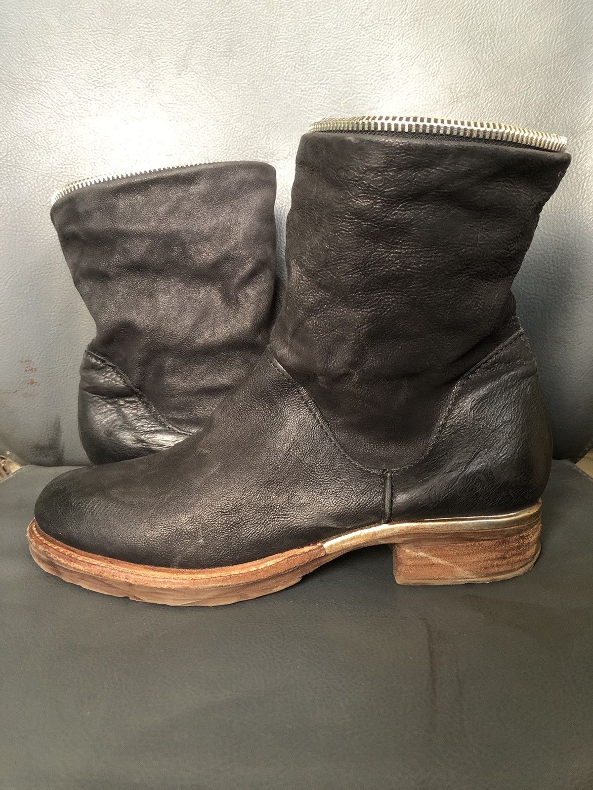 A.S.98 A.S 98 Black Calfskin Leather Women’s Boots Size 37 Size US 6.5 / IT 36.5 - 3 Thumbnail