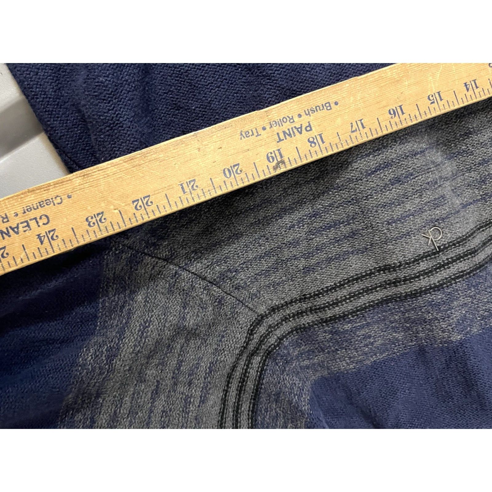 Calvin Klein CALVIN KLEIN VINTAGE Sweater 1/4 Zip Mock Neck 2XL Blue Mens Size US XXL / EU 58 / 5 - 5 Thumbnail