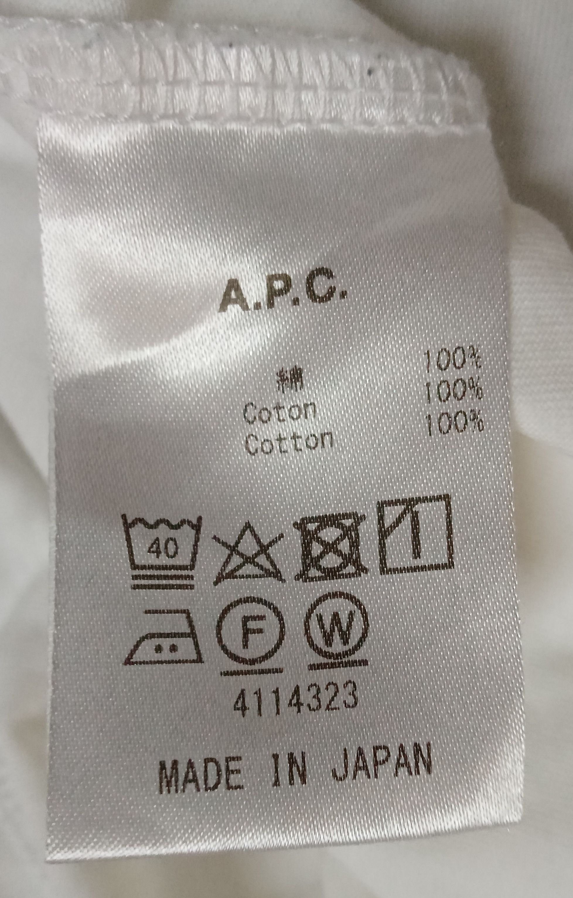 A.P.C. A.P.C. Rue Madame Paris Pocket Tee Size US S / EU 44-46 / 1 - 4 Thumbnail