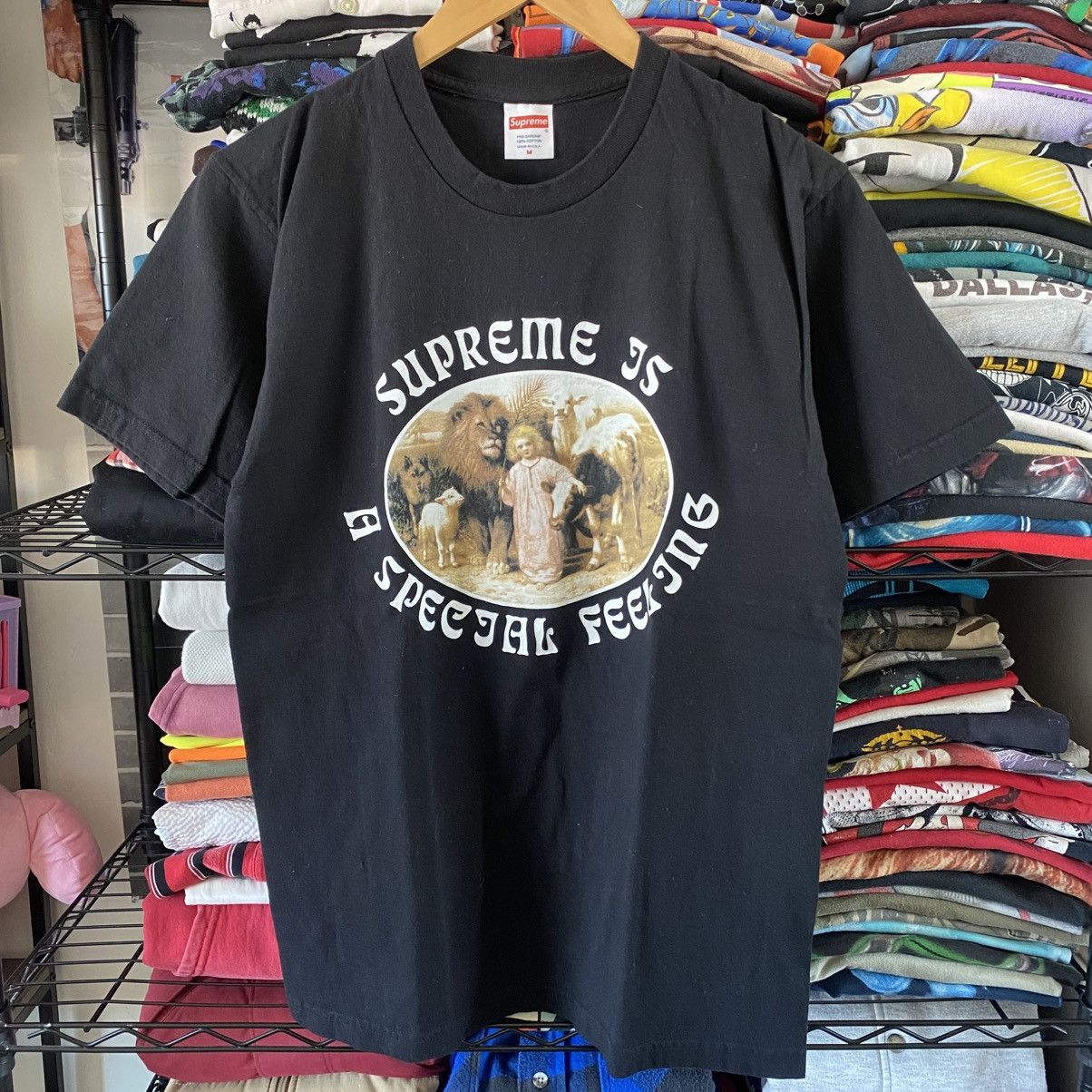 Supreme Supreme Feeling T-Shirt Black 2016 Size US M / EU 48-50 / 2 - 1 Thumbnail