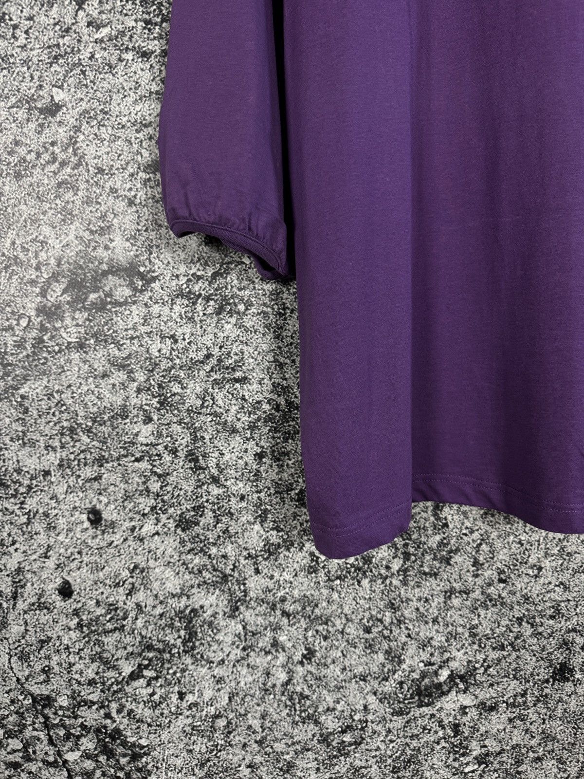Adidas Adidas Vintage 90s Henley Purple Shirt Balloon Sleeve Size L Size US L / EU 52-54 / 3 - 17 Thumbnail