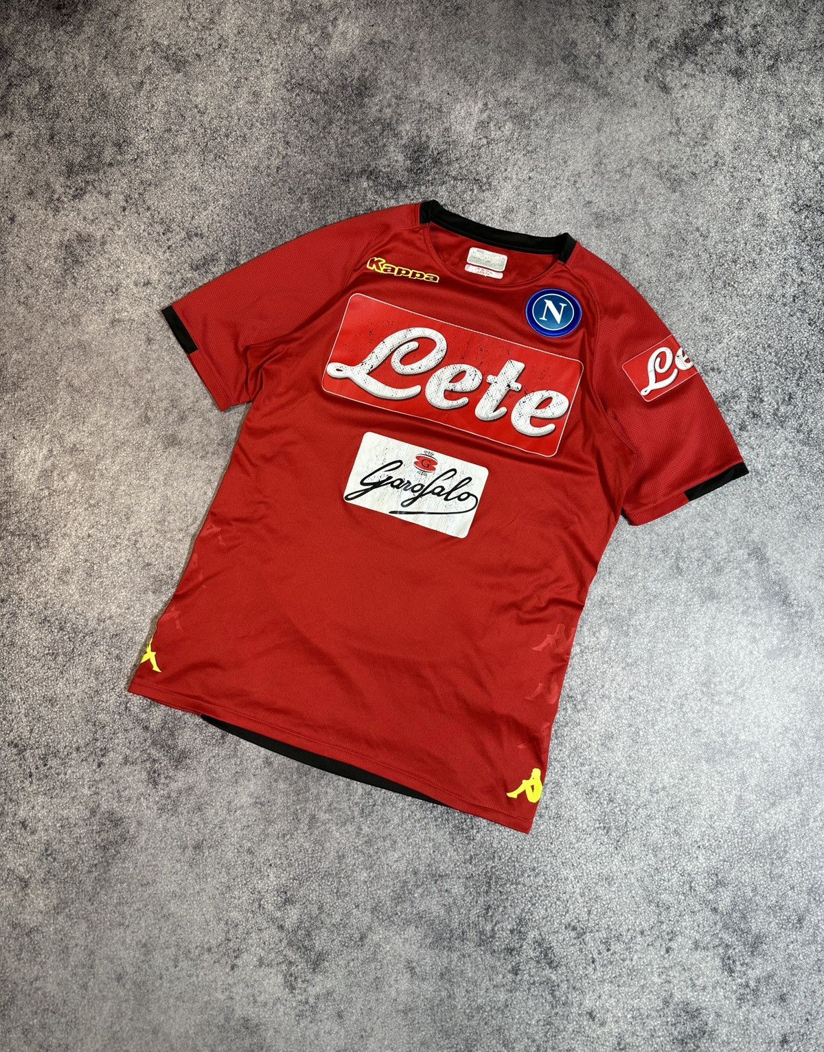 Kappa × Vintage Vintage Kappa Napoli Soccer Jersey Blokecore Style L Rare Size US L / EU 52-54 / 3 - 1 Thumbnail