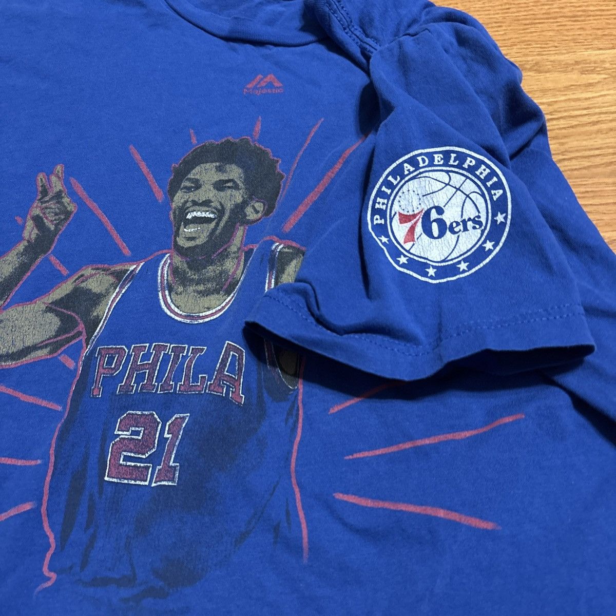 Majestic Joel Embiid T shirt Size US L / EU 52-54 / 3 - 3 Thumbnail
