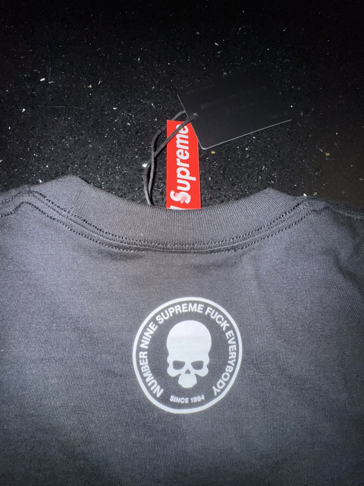Number (N)ine × Supreme Supreme®/Number (N)ine Manson Tee Black Size US M / EU 48-50 / 2 - 6 Thumbnail