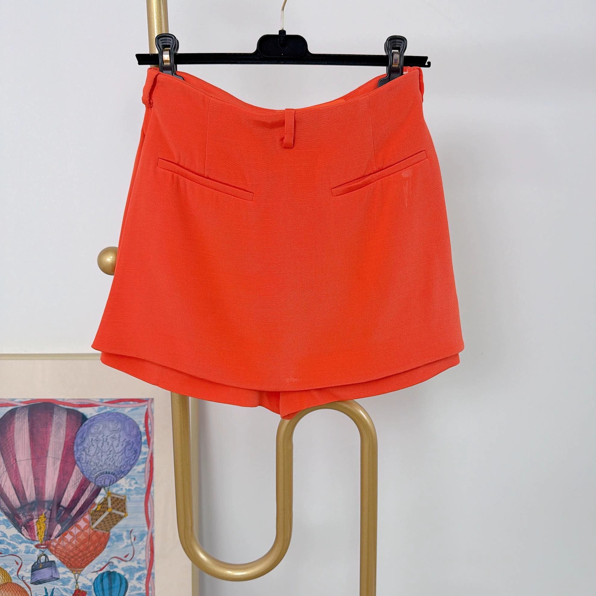 Valentino Valentino Watermelon Red Skirt Pants 38 1976 Size 26" / US 2 / IT 38 - 2 Thumbnail