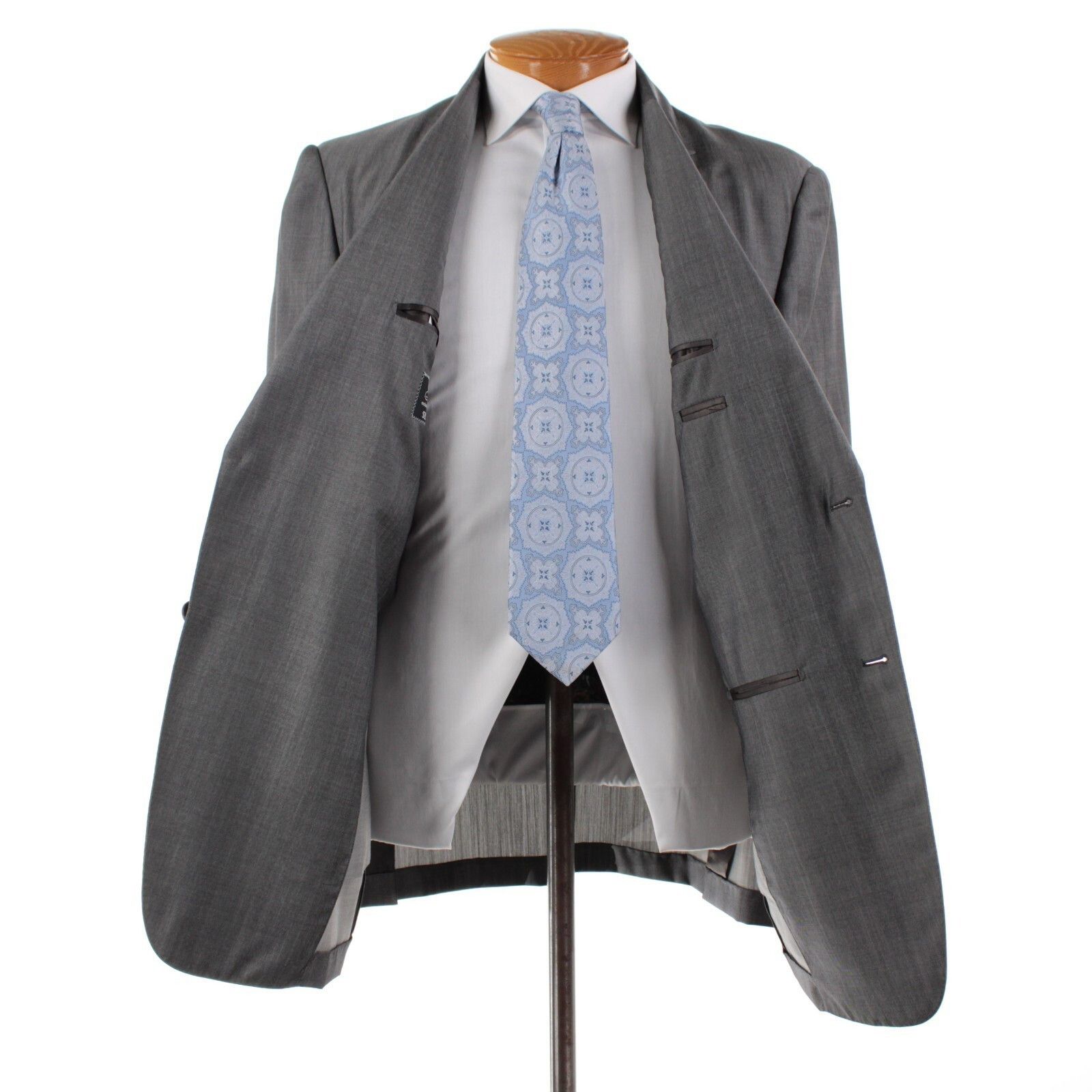 Belvest Belvest Suit Size US 46 Long in Gray Size 46R - 8 Thumbnail