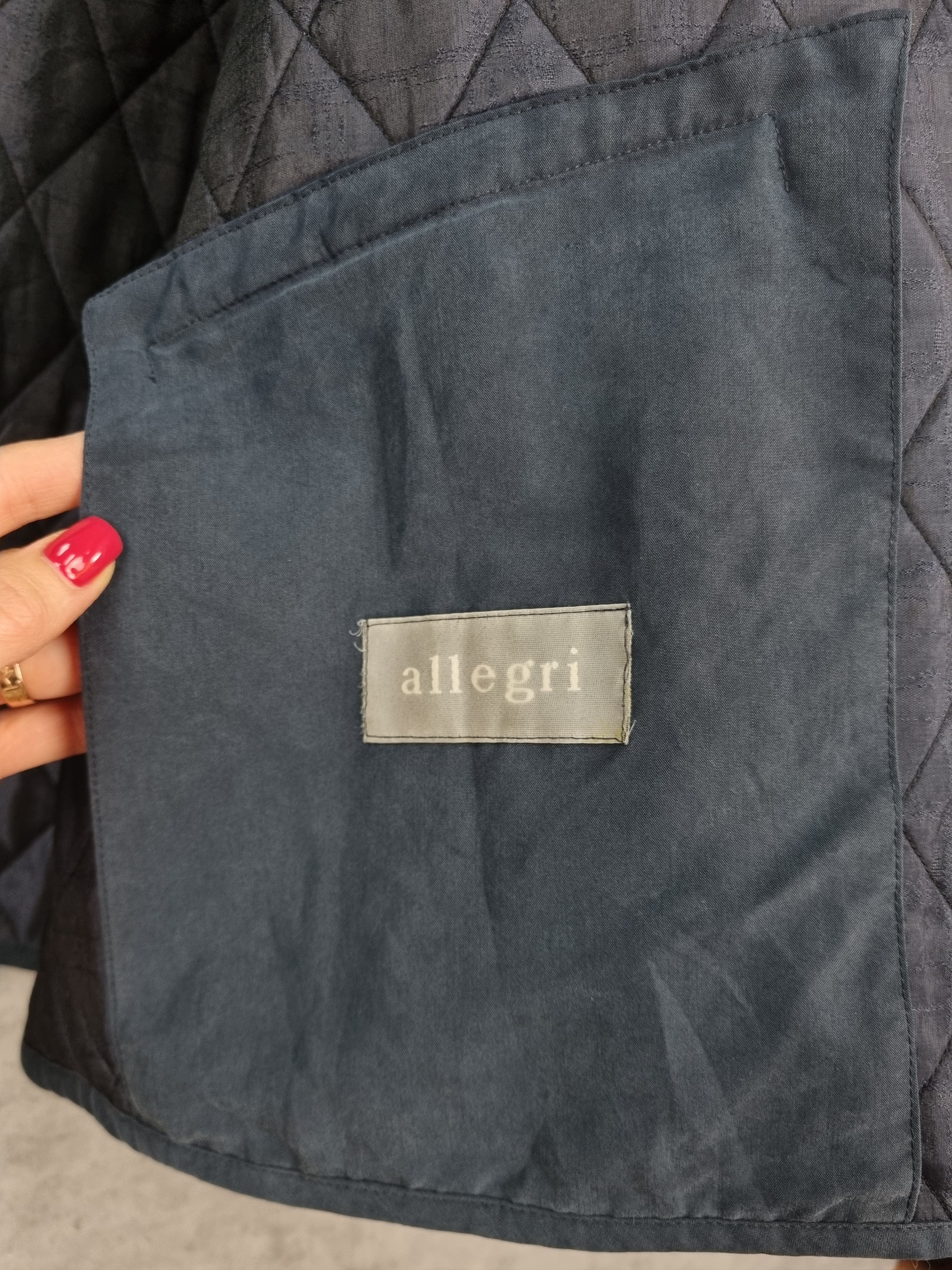 Allegri × Vintage 90s Allegri Quilted Jacket made in Italy Like Burberry Size US S / EU 44-46 / 1 - 11 Thumbnail