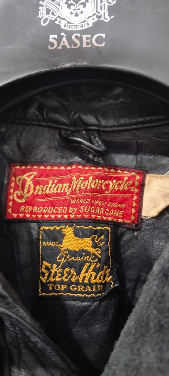 Sugar Cane Indian motorcycle X Sugarcane leather Size US M / EU 48-50 / 2 - 3 Thumbnail
