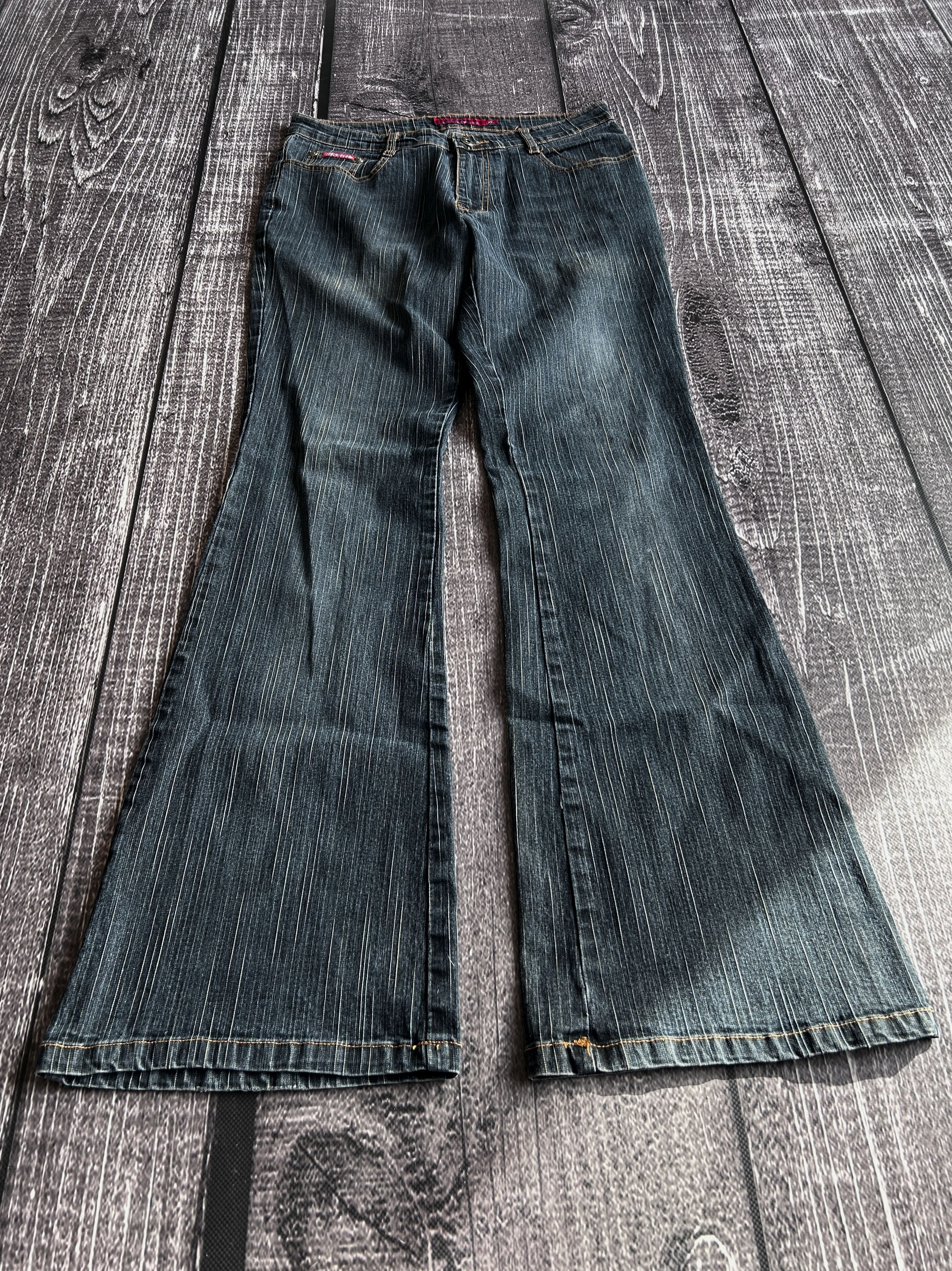Designer FLARED💥 JUNYA WATANABE BALENCIAGA STYLE DISTRESSED JEANS Size US 30 / EU 46 - 1 Thumbnail
