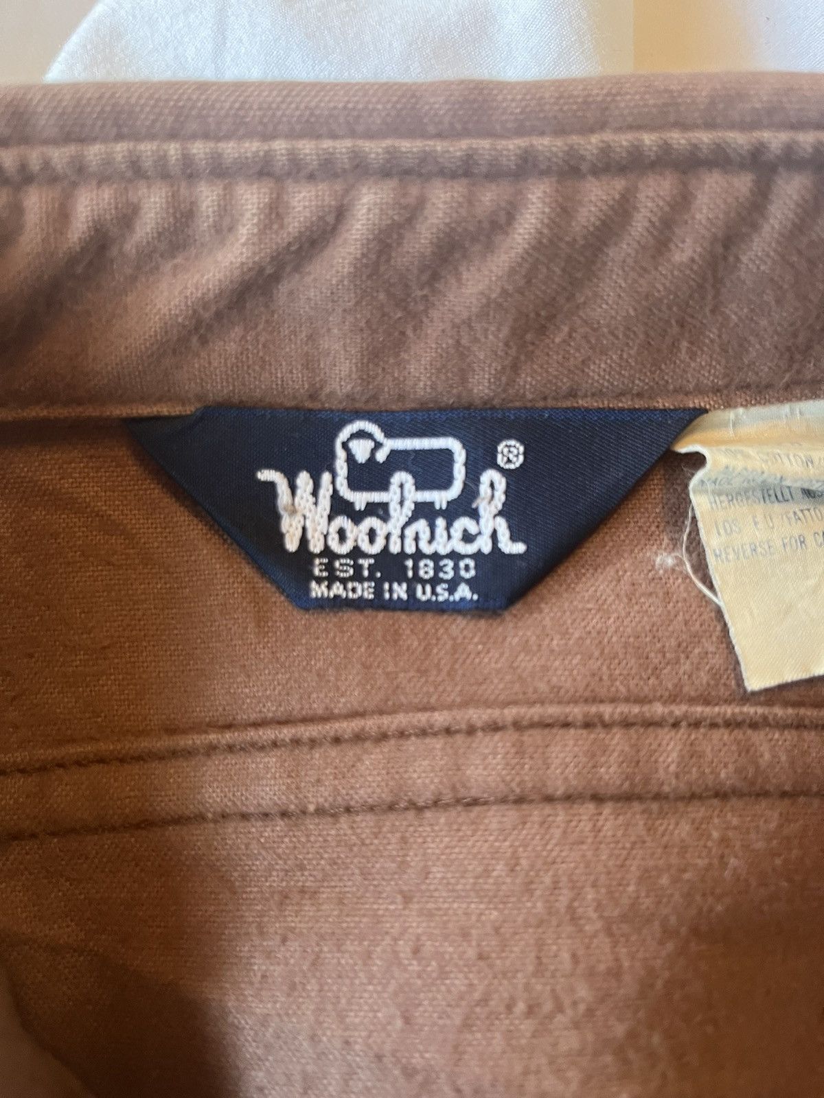 Woolrich Woolen Mills VTG Woolrich Brown Cotton Chamois Flannel Made In USA Medium Size US M / EU 48-50 / 2 - 11 Thumbnail