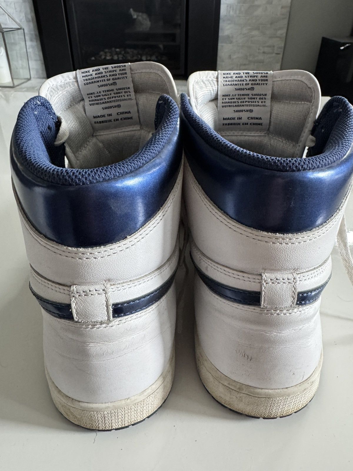 Jordan Brand Air Jordan 1 High OG Metallic Navy 2016 Size US 13 / EU 46 - 10 Thumbnail