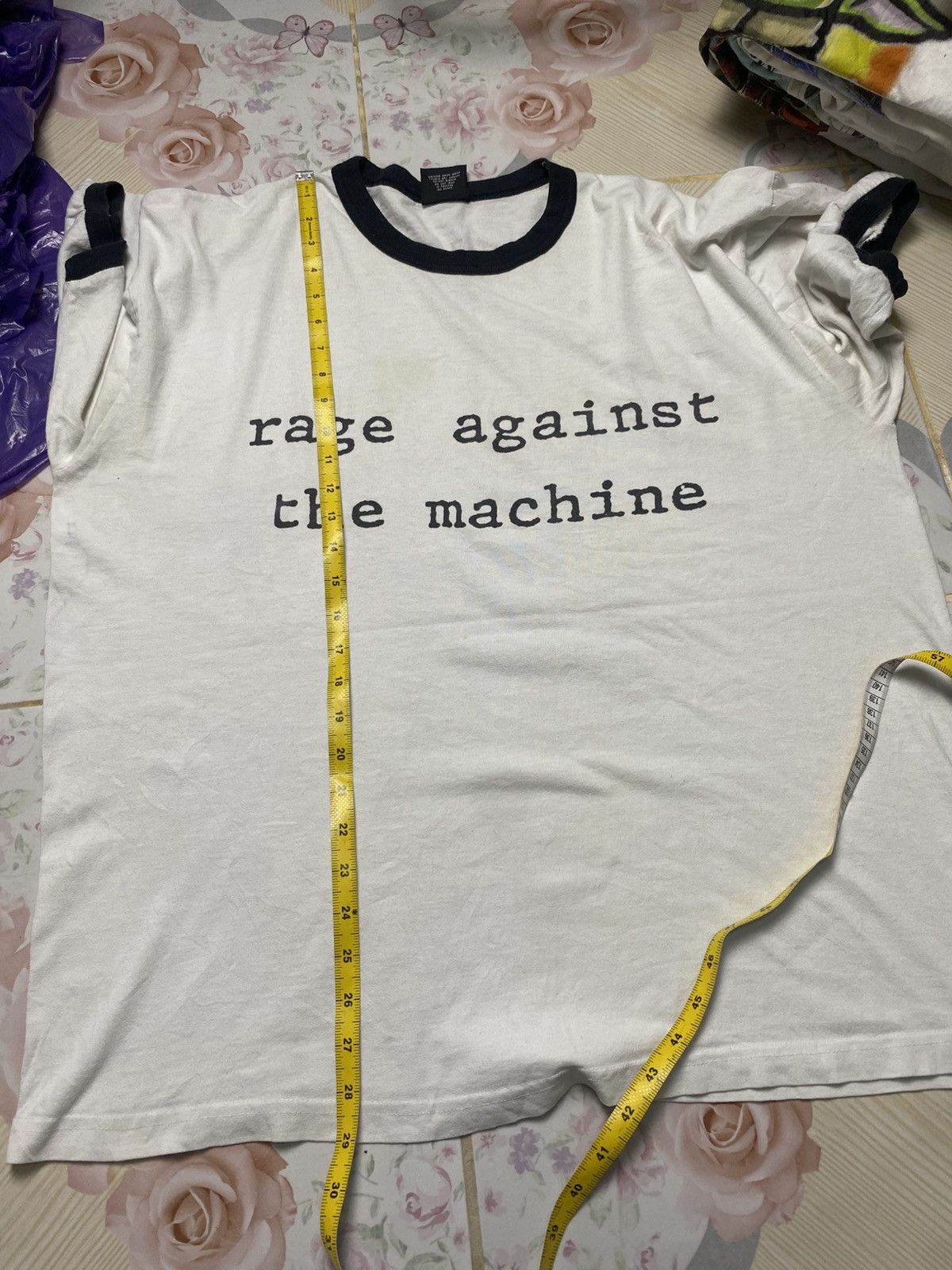 Rage Against The Machine Vintage 90s' Rage Against The Machine T-Shirt Giant Tag XL Size US XL / EU 56 / 4 - 12 Thumbnail
