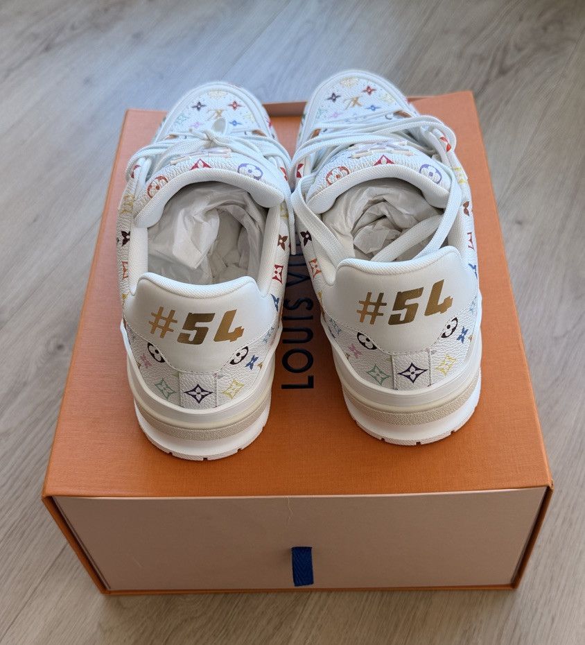 Louis Vuitton × Takashi Murakami Louis Vuitton Takashi Murakami White Monogram Trainer LV10 Size US 9 / EU 42 - 7 Thumbnail