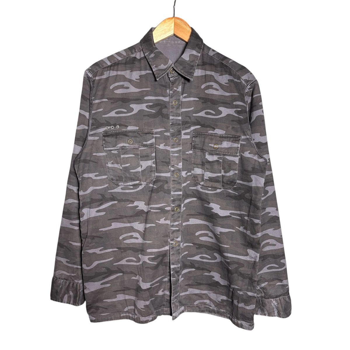 Japanese Brand × Vintage Vintage Babyface Japanese Brand Camo Reversible Jacket Size US M / EU 48-50 / 2 - 1 Thumbnail