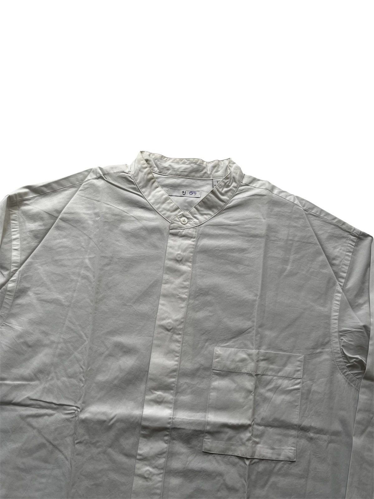 Jil Sander × Uniqlo Uniqlo Jil Sander Mandarin Collar Oversized Shirt Size US L / EU 52-54 / 3 - 2 Thumbnail