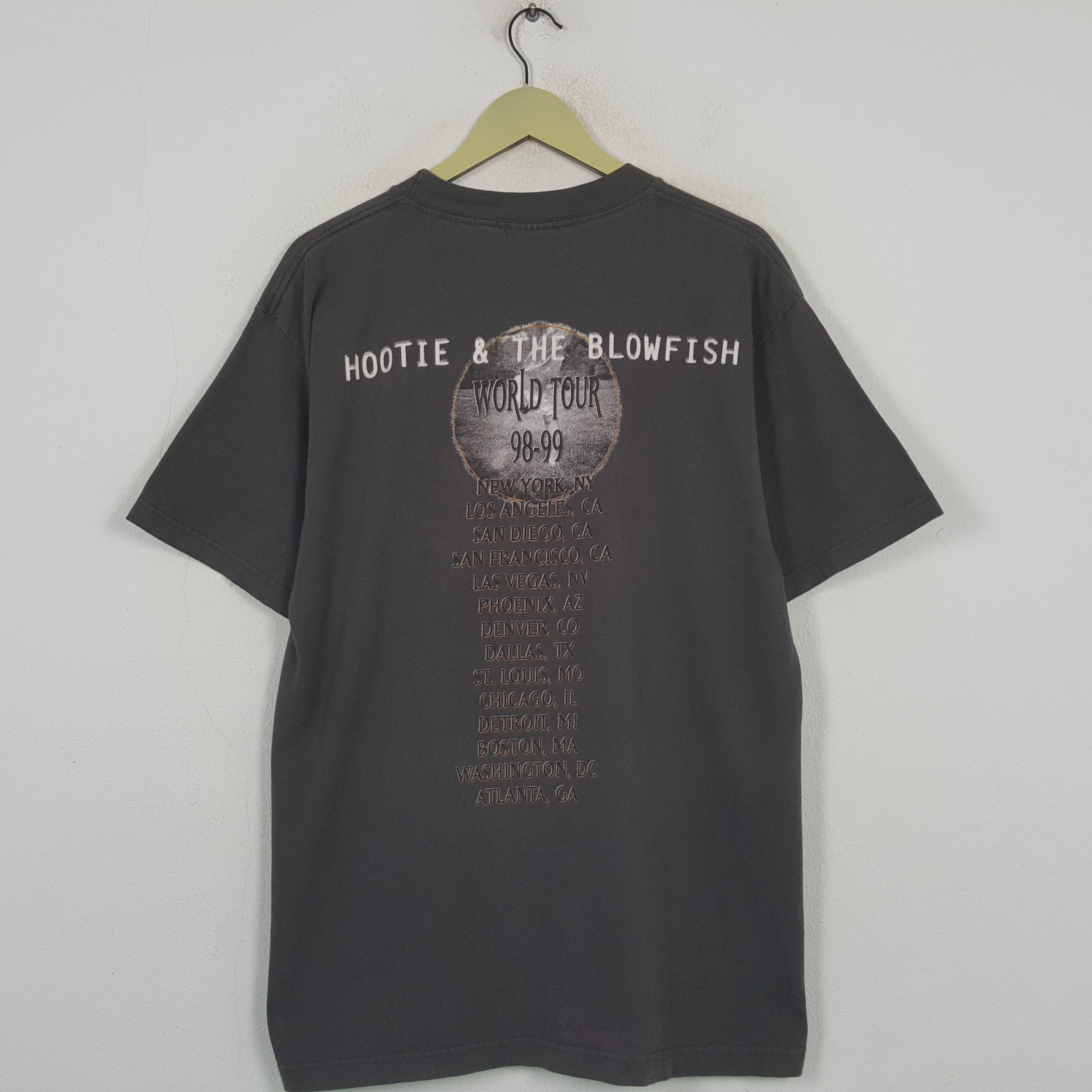Band Tees × Giant Vintage Hootie & The Blowfish American Rock Band T-shirt Size US M / EU 48-50 / 2 - 3 Thumbnail