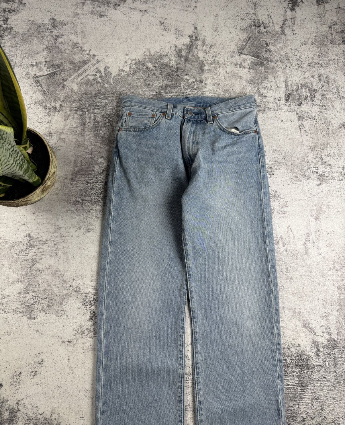 Levi's Levis 551 Premium Work Wear Men’s W29 L32 Cotton Light Blue Jeans Pants Trousers Size US 30 / EU 46 - 14 Thumbnail