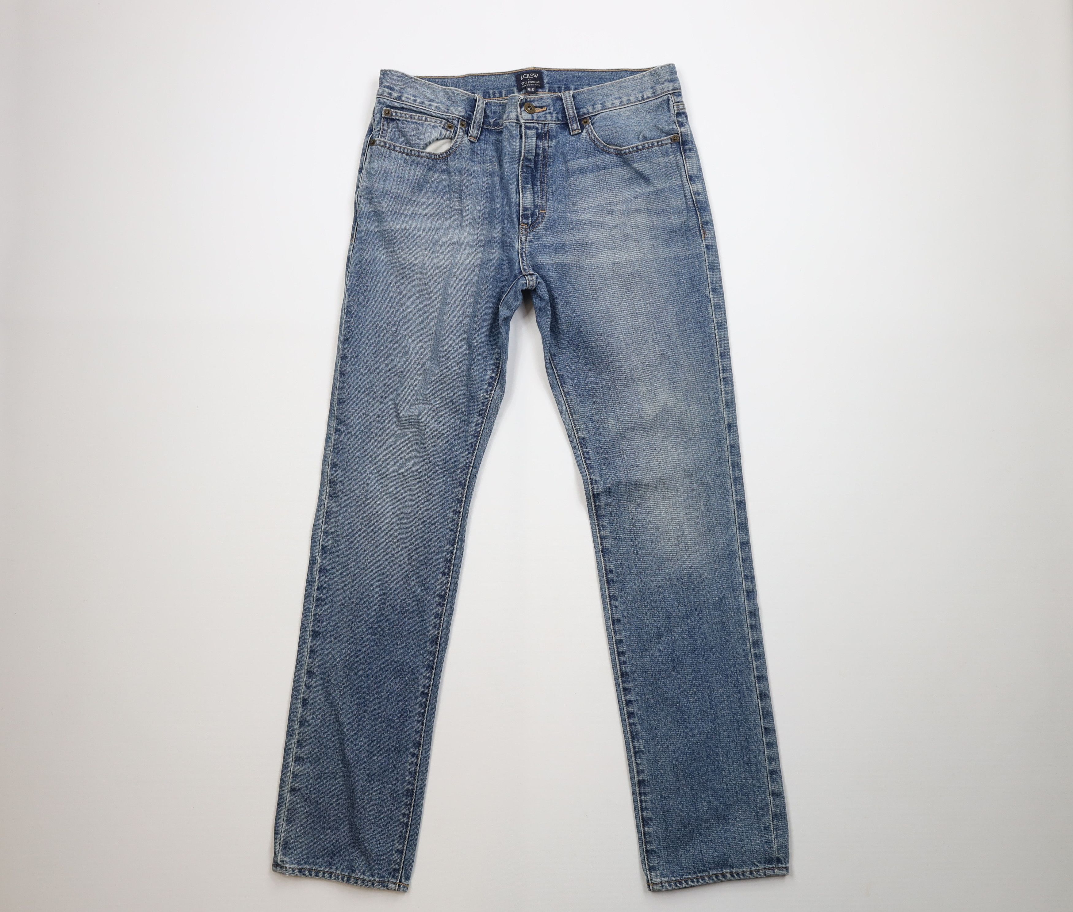 J.Crew J Crew Faded Skinny Leg The Driggs Denim Jeans Blue Cotton Size US 32 / EU 48 - 1 Thumbnail