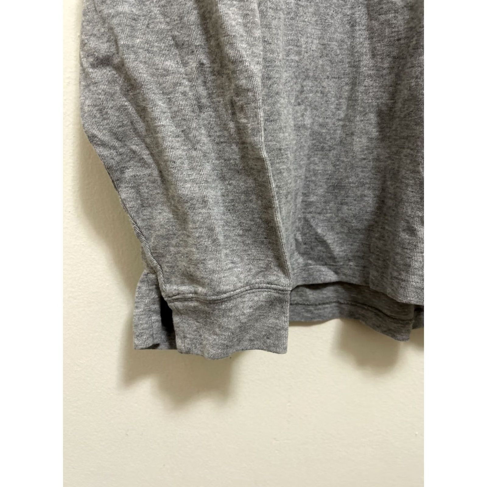 Ralph Lauren Polo Ralph Lauren Estate Rib Mens XL 1/4 Zip Pullover Gray Blue Pony Shirt Sweatshirt Pullover Regular Size Men Size US XL / EU 56 / 4 - 6 Thumbnail