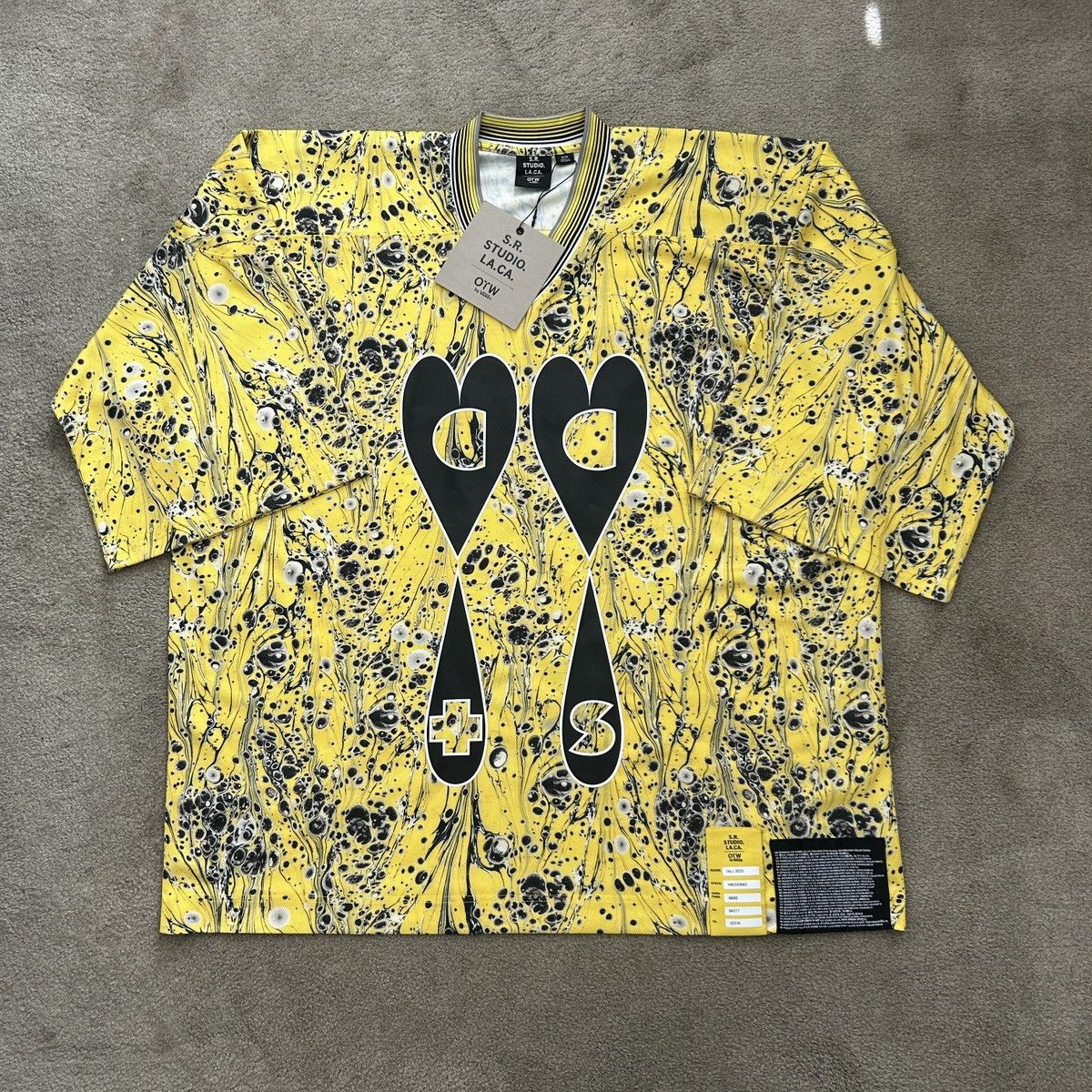 Sterling Ruby × Vans OTW X S.R. STUDIO. LA. CA. MARBLED HOCKEY JERSEY Raf Simons Size US M / EU 48-50 / 2 - 1 Thumbnail