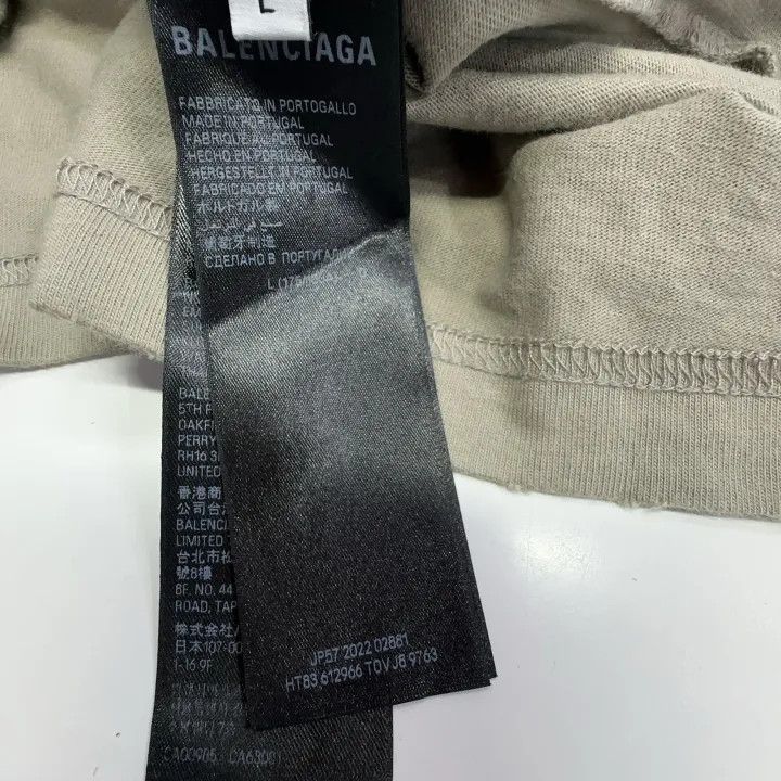 Balenciaga Balenciaga Balenciaga Logo Print Short Sleeve TShirt -2507 Size US L / EU 52-54 / 3 - 3 Thumbnail