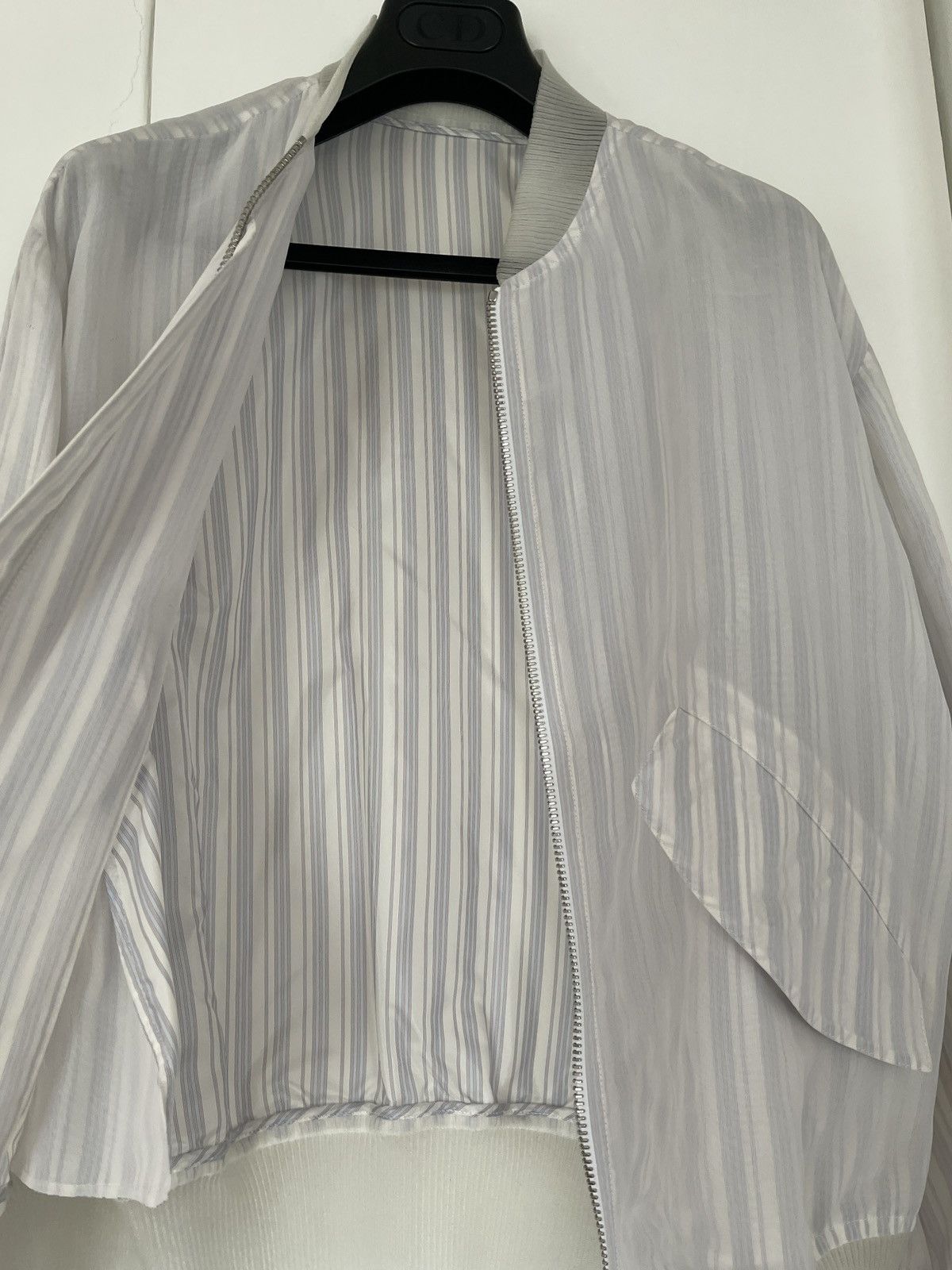 Dior Dior organza silk men’s SS19 bomber jacket Size US S / EU 44-46 / 1 - 12 Thumbnail