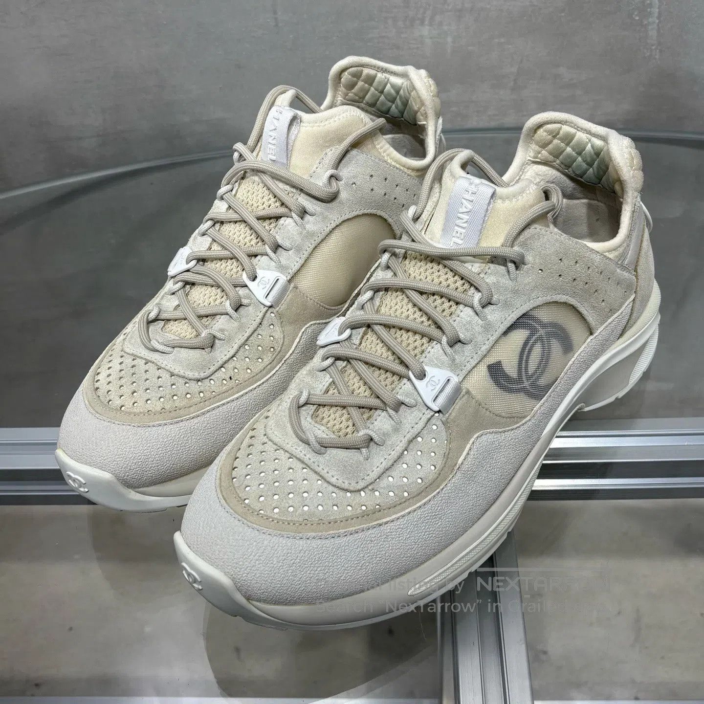 Chanel Chanel Double C Sports Casual Shoes, Mi White Size US 8 / EU 41 - 1 Thumbnail