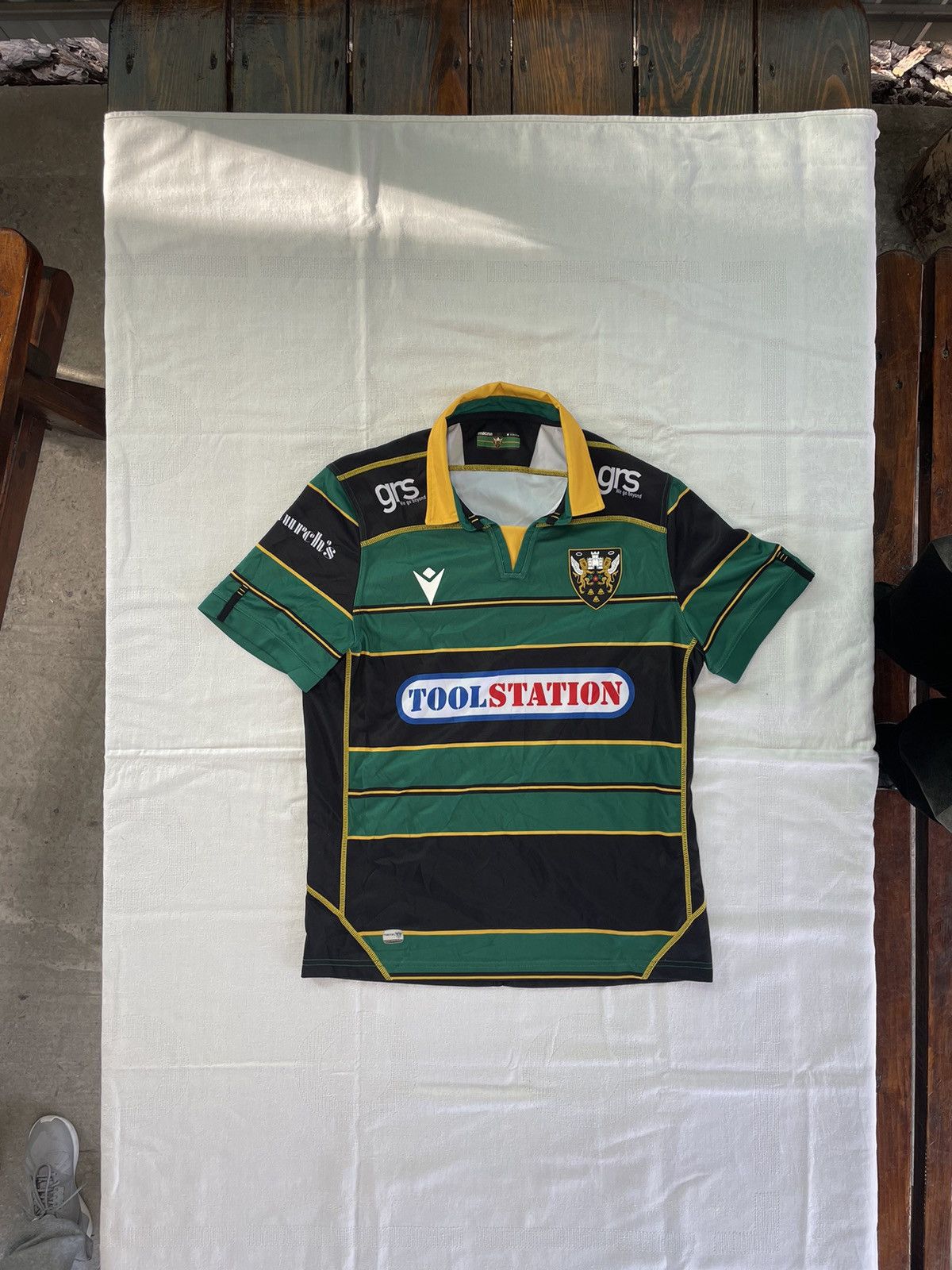 Macron Northampton Saints Rugby Home Shirt 2019/2020 Macron Jersey Size US M / EU 48-50 / 2 - 2 Thumbnail