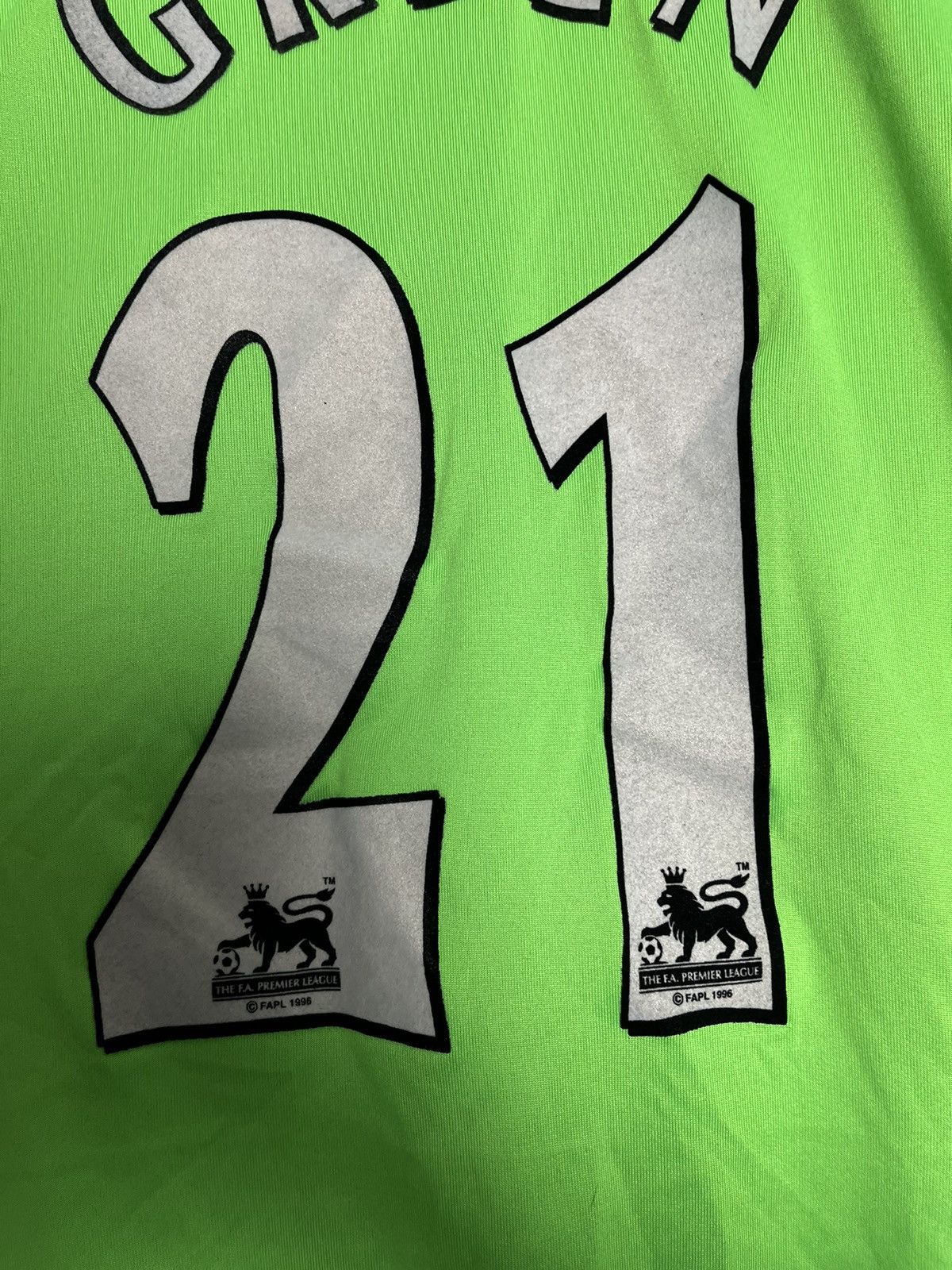 Reebok Green West Ham United longsleeve soccer jersey Size US XS / EU 42 / 0 - 8 Thumbnail