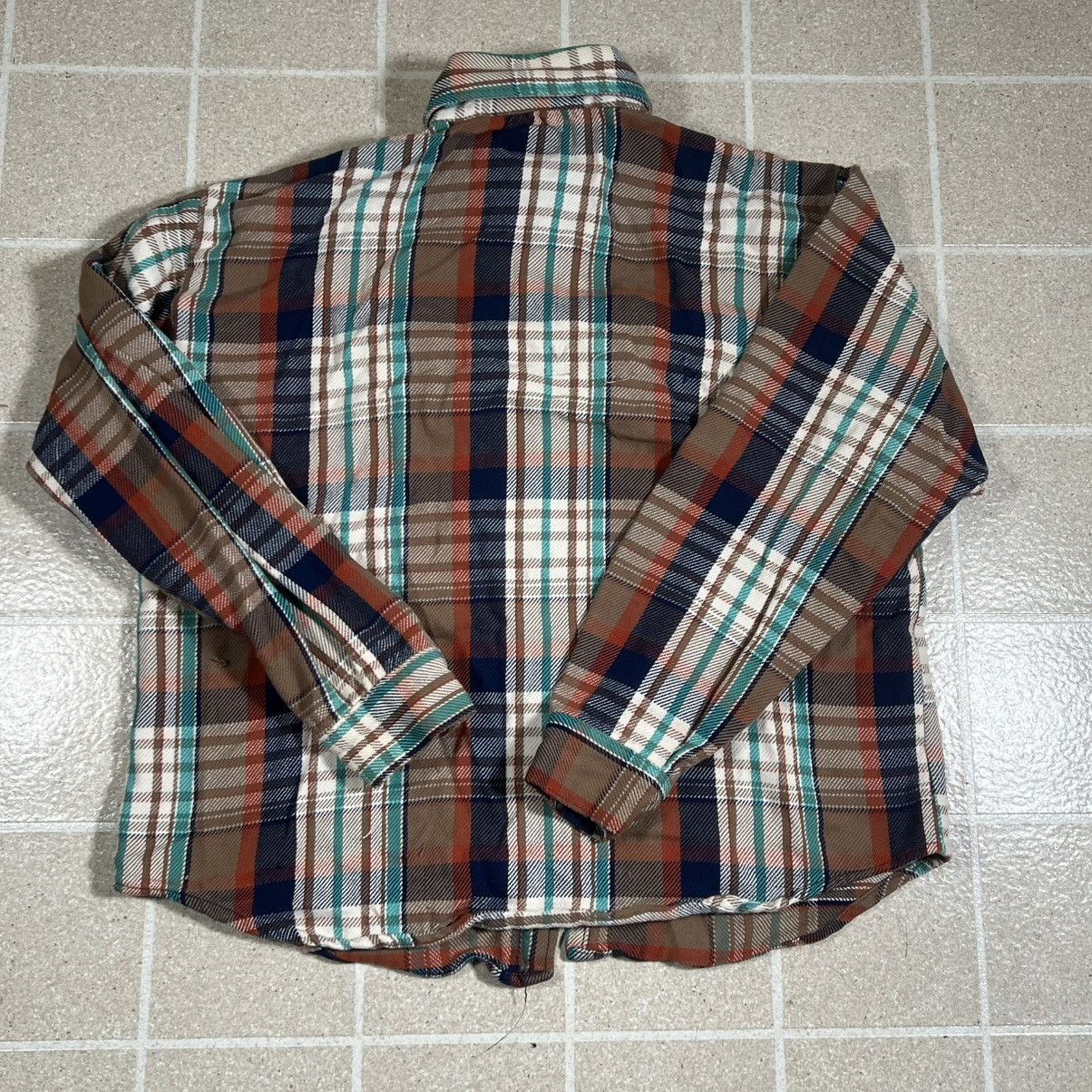 Other Vintage Big Mike Thick Plaid Flannel Button Down Shirt Size US XL / EU 56 / 4 - 3 Thumbnail