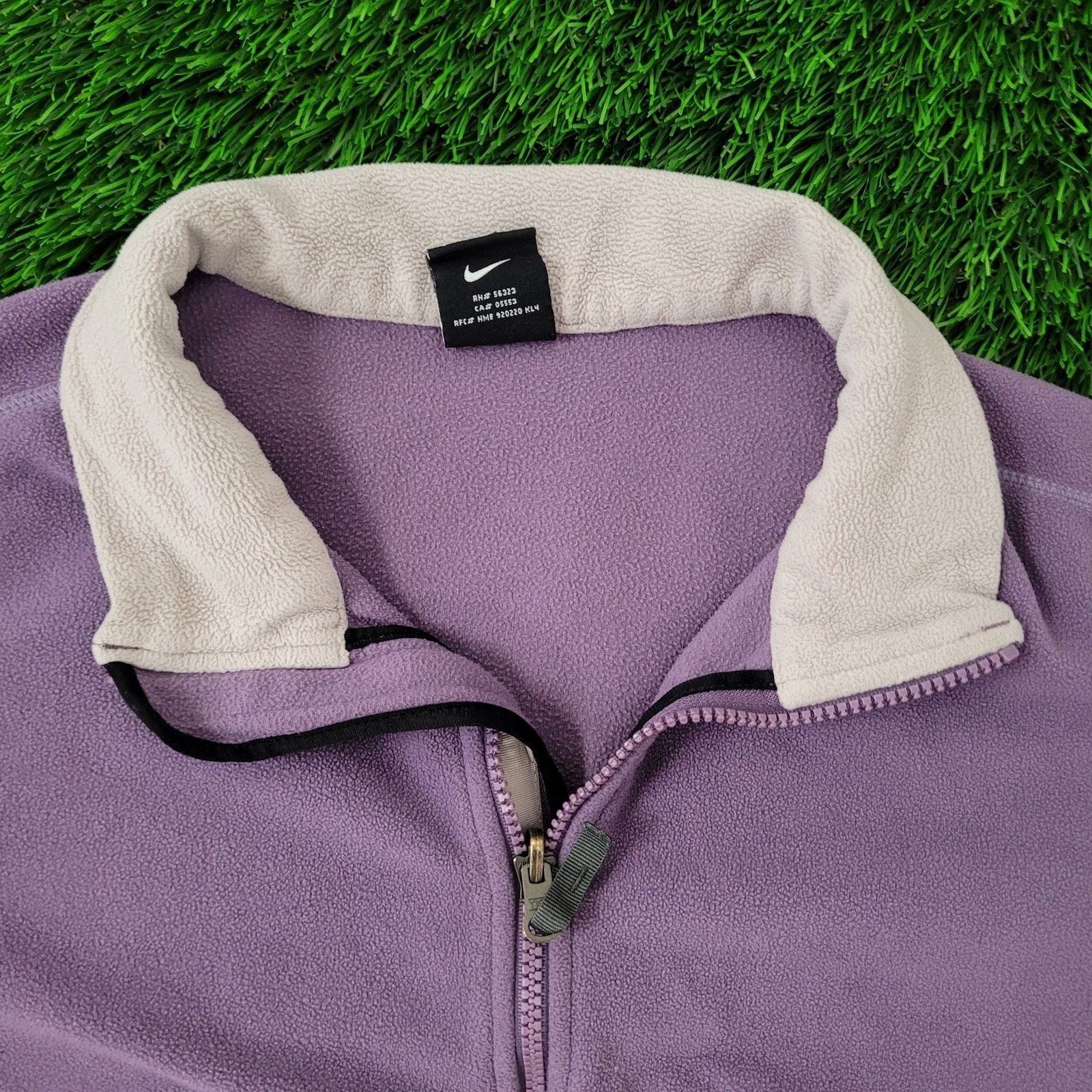 Nike Vintage 90s NIKE ACG Fleece Jacket Womens S/M 19x23 Purple Size M / US 6-8 / IT 42-44 - 2 Thumbnail