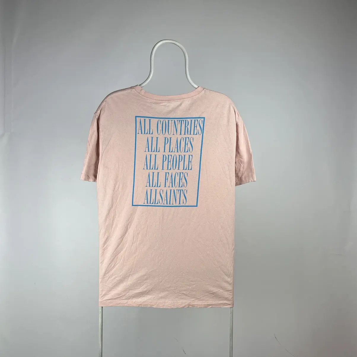 Allsaints Allsaints box logo reverse T-shirt size Medium Size US M / EU 48-50 / 2 - 2 Thumbnail