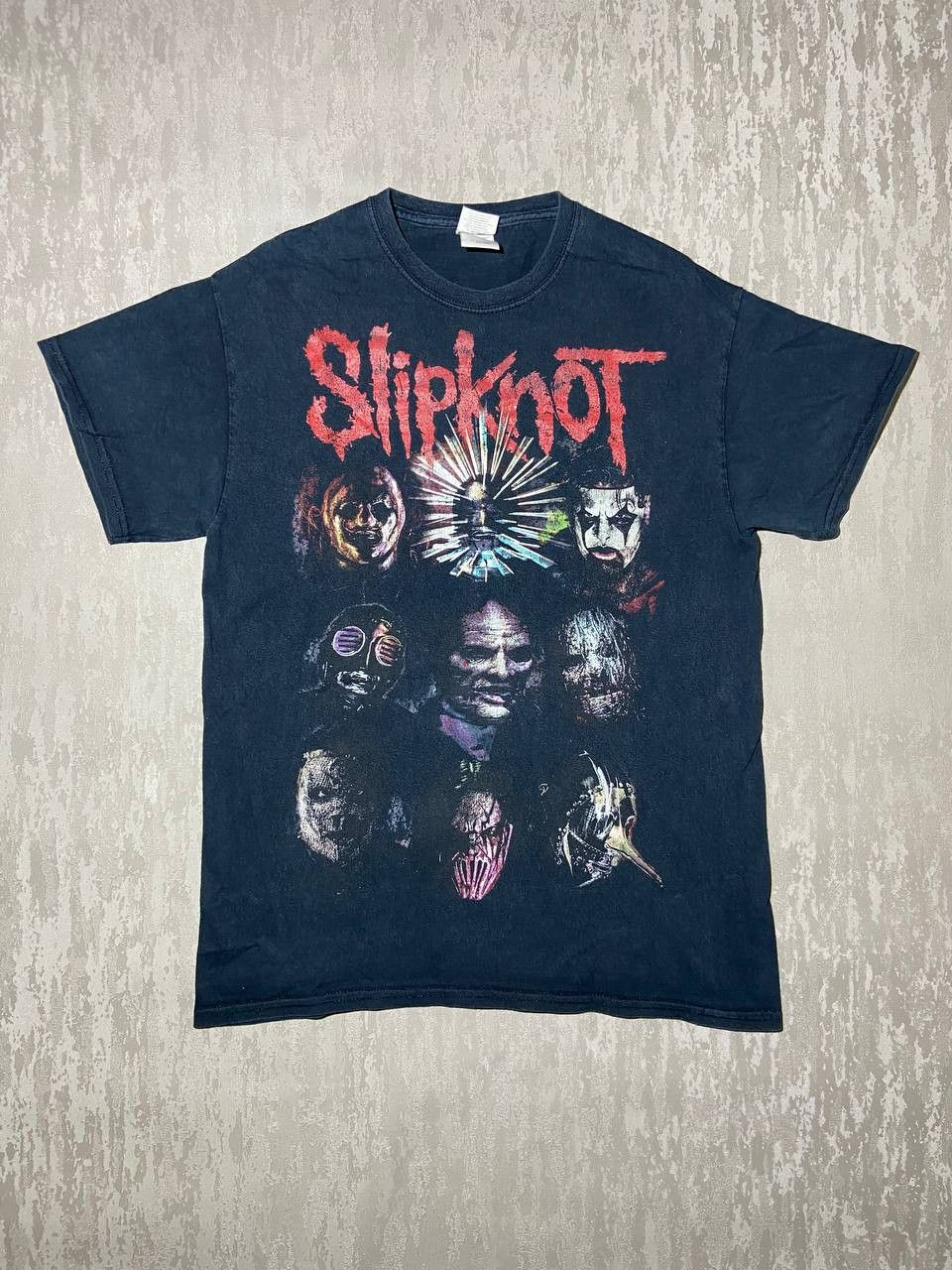 Band Tees × Vintage Vintage Slipknot 2014 World Tour Faded T-shirt Tee M Size US M / EU 48-50 / 2 - 1 Thumbnail
