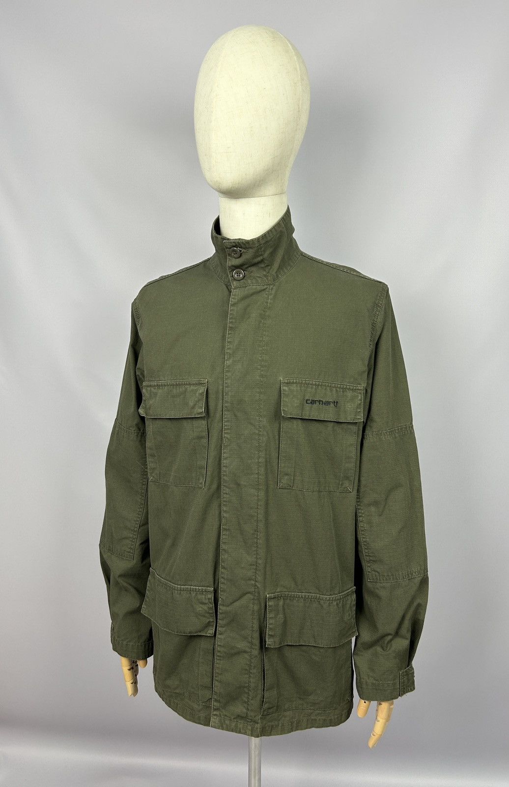 Carhartt × Vintage Vintage Carhartt Force Ripstop Field Bomber Force Jacket 90s Size US L / EU 52-54 / 3 - 1 Thumbnail