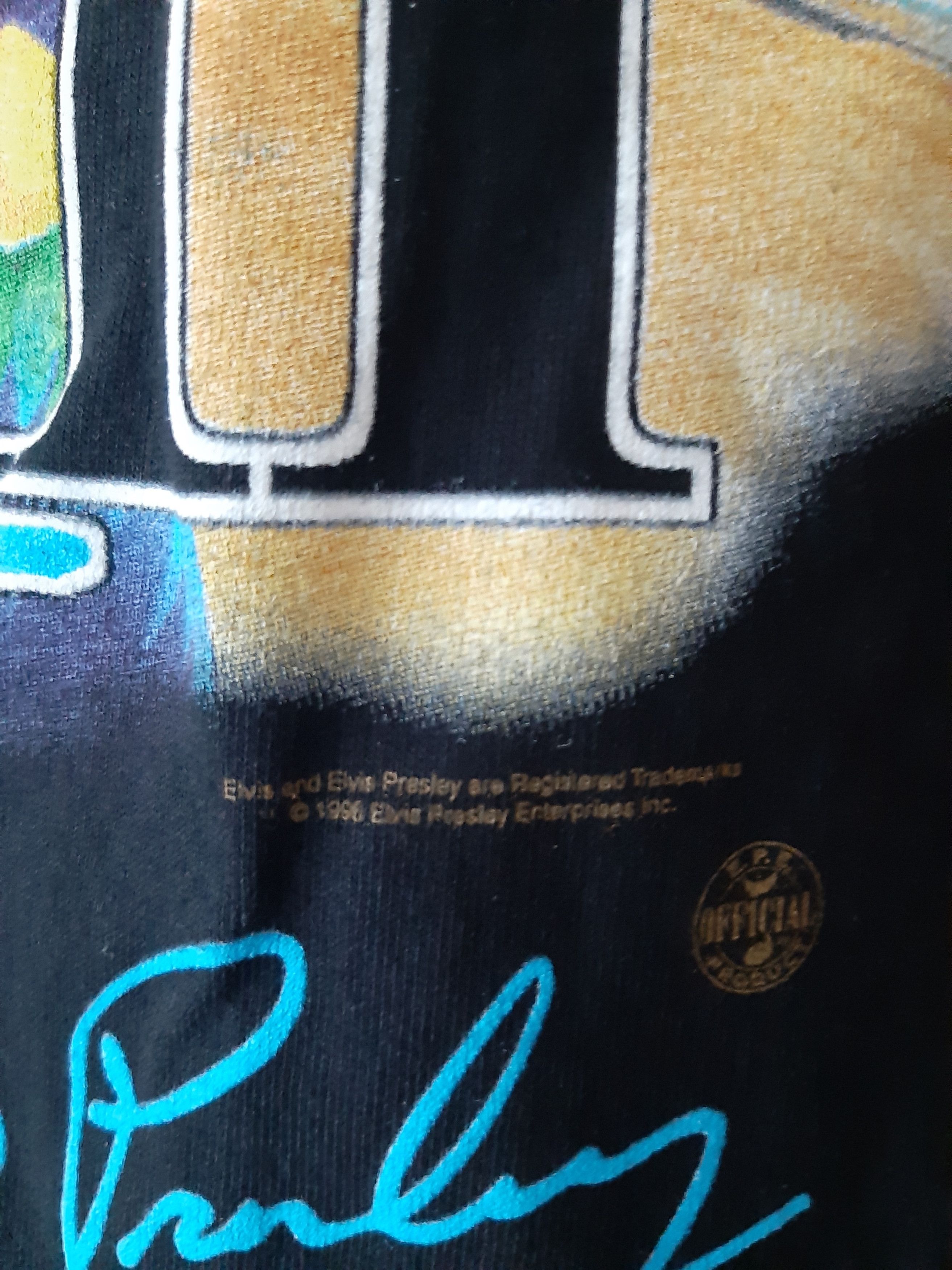 AAA × Vintage Rare Vintage 1996 Official Elvis Presley Hawaii Blue Shirt Size US M / EU 48-50 / 2 - 3 Thumbnail