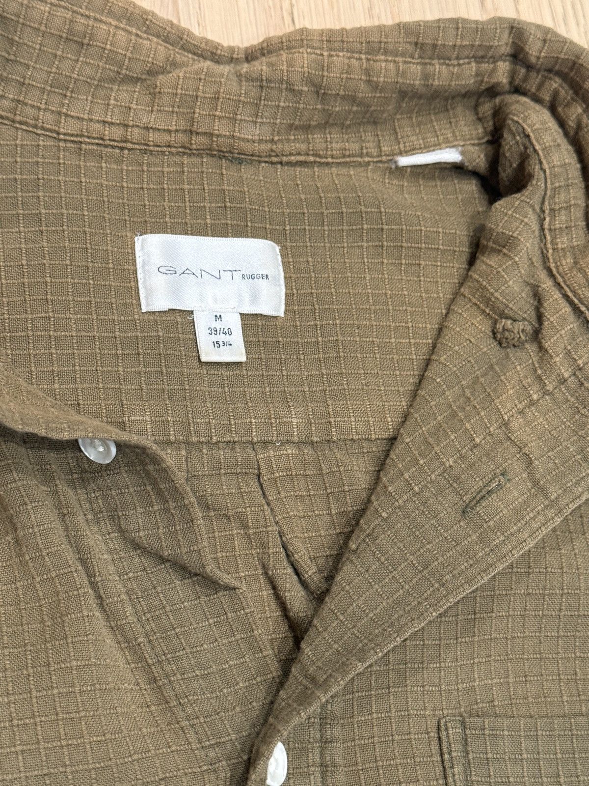 Gant Rugger Gant Rugger Green Cotton Button Down Shirt Size US M / EU 48-50 / 2 - 5 Thumbnail