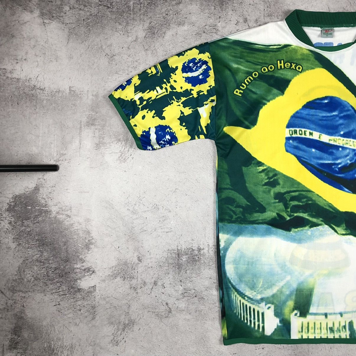 Vintage Brazil 2010 World Cup South Africa Jersey Size US L / EU 52-54 / 3 - 10 Thumbnail