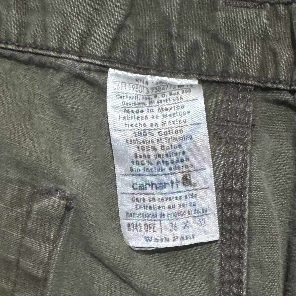 Carhartt × Vintage VINTAGE PAINT SPLATTERED CARHARTT PANTS Size US 34 / EU 50 - 7 Thumbnail