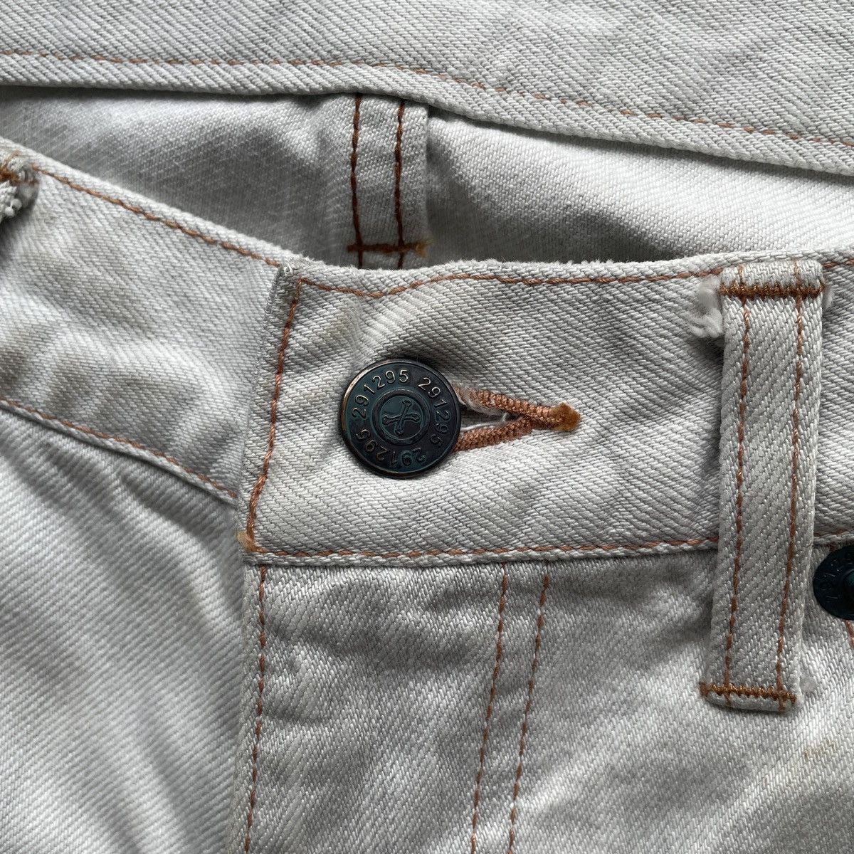 If Six Was Nine × Japanese Brand × Le Grande Bleu (L.G.B.) 291295=Homme Thrashed BOOTCUT Jeans FLARE Pants Denim W31 Size US 31 - 7 Thumbnail