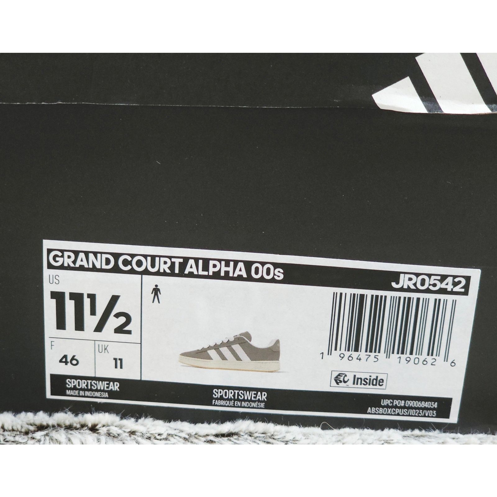 Adidas adidas Grand Court Alpha 00s – Grey/White – Men’s 11.5 – NIB Size US 11.5 / EU 44-45 - 8 Thumbnail