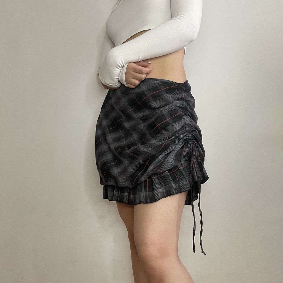 image of Avant Garde x Cop Copine Vintage Checkered Skirt, Women's (Size 28)