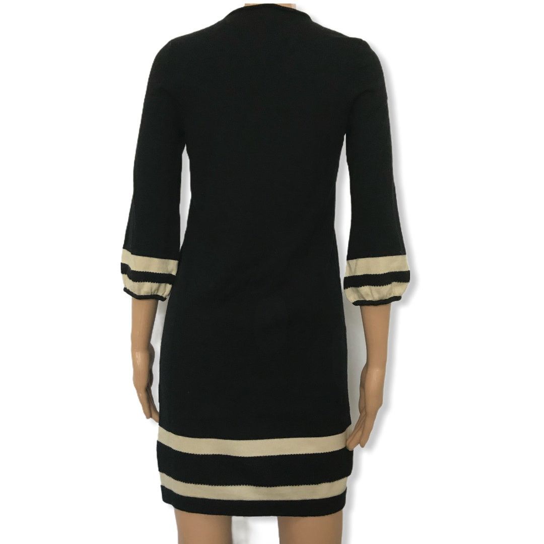 Lilly Pulitzer Lilly Pulitzer Black Connie Merino Wool Sweater Dress S Size S / US 4 / IT 40 - 3 Thumbnail