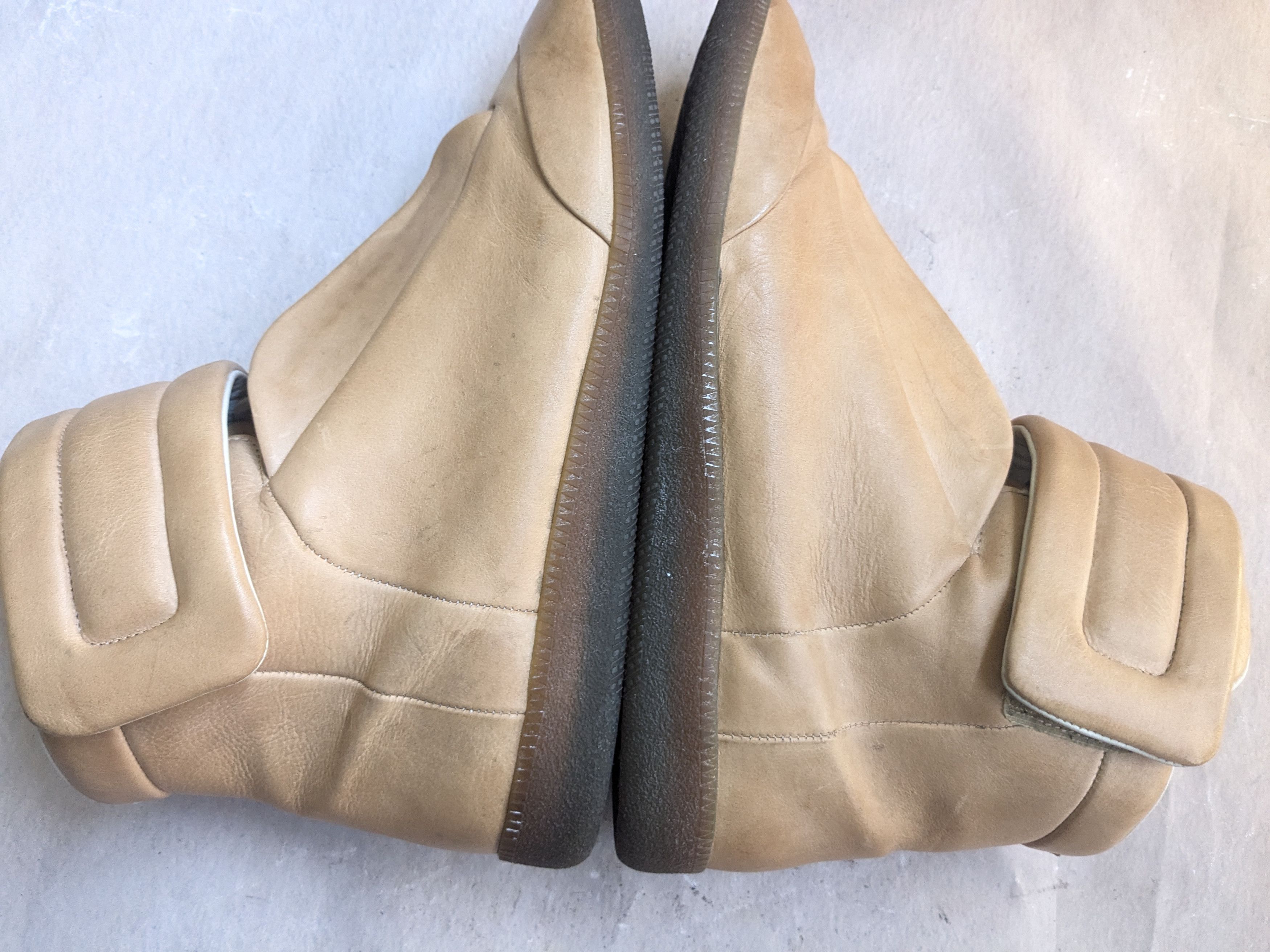 Maison Margiela Maison Margiela Future Tan Brown Leather 14 47 Italy High Size US 14 / EU 47 - 11 Thumbnail