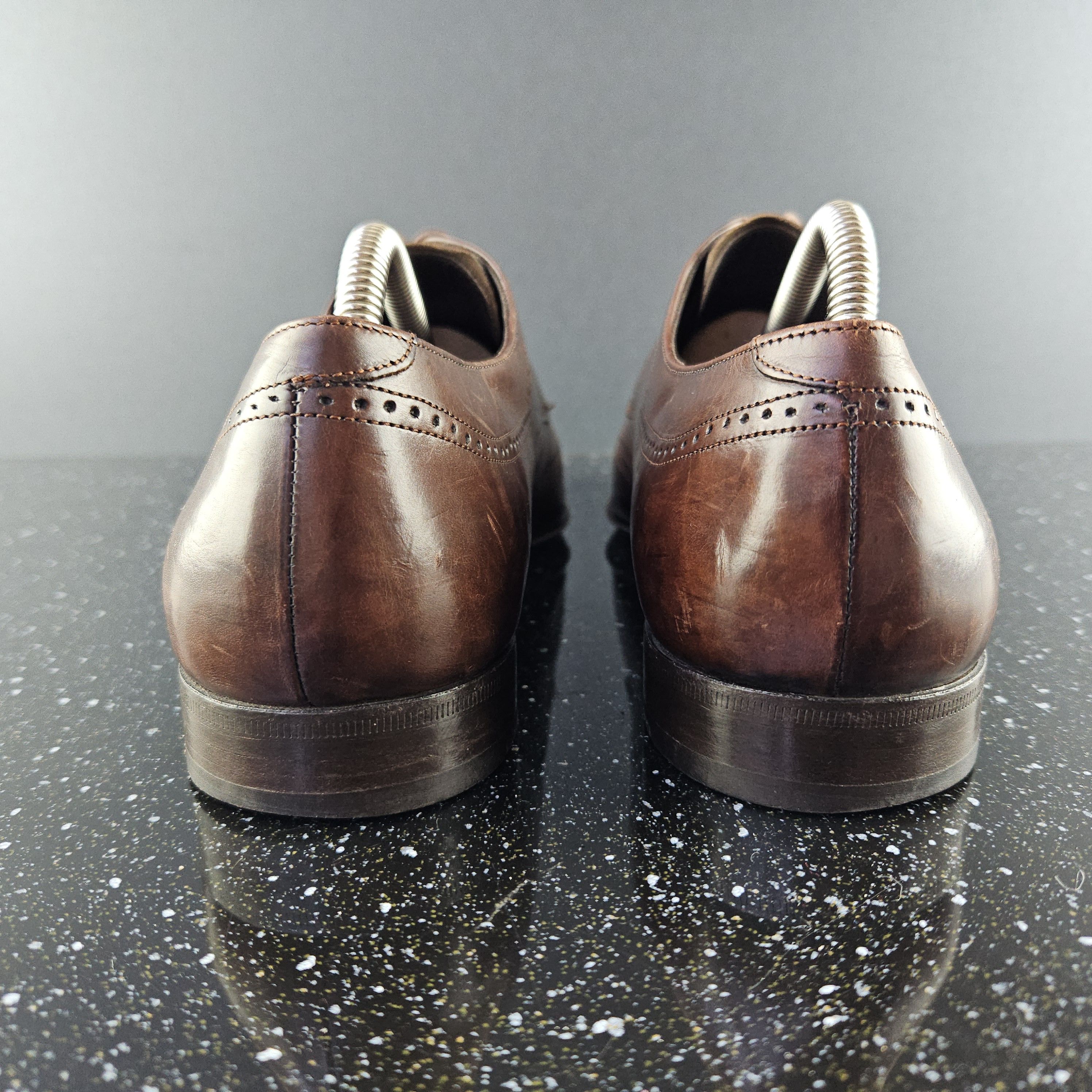 Prada Prada Brown leather brogue dress shoes Size US 8.5 / EU 41-42 - 5 Thumbnail