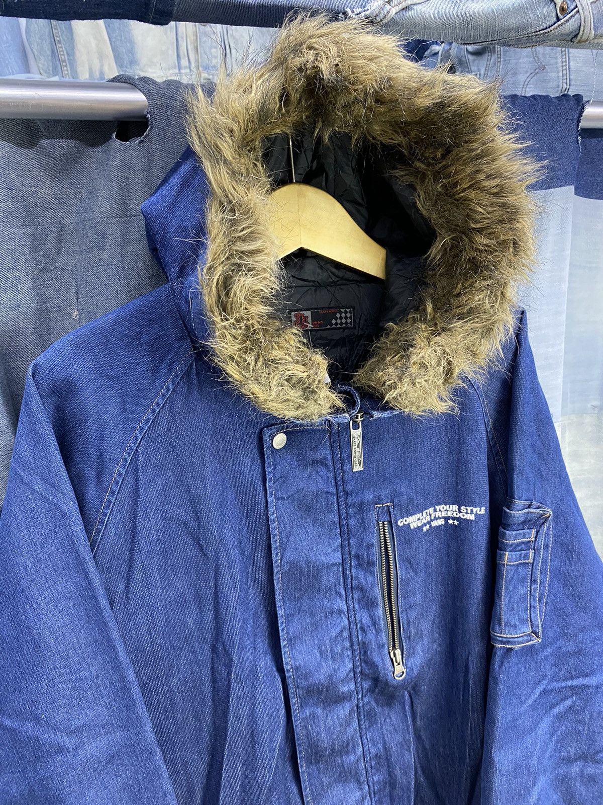 Vans fur denim jacket vintage vans winter session Size US L / EU 52-54 / 3 - 11 Thumbnail